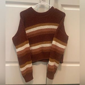 Neutral Striped Sweater